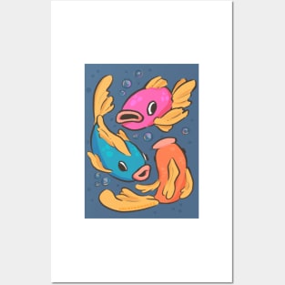 Fishies Posters and Art